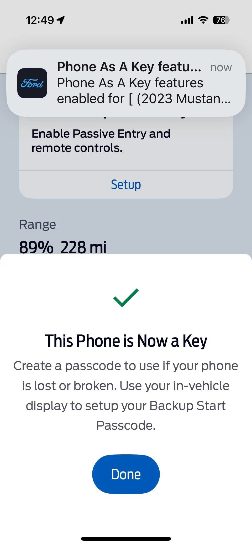 Ford Mustang Mach-E iPhone 16 with Ford Pass 5.5.0 - any issues ? IMG_2753