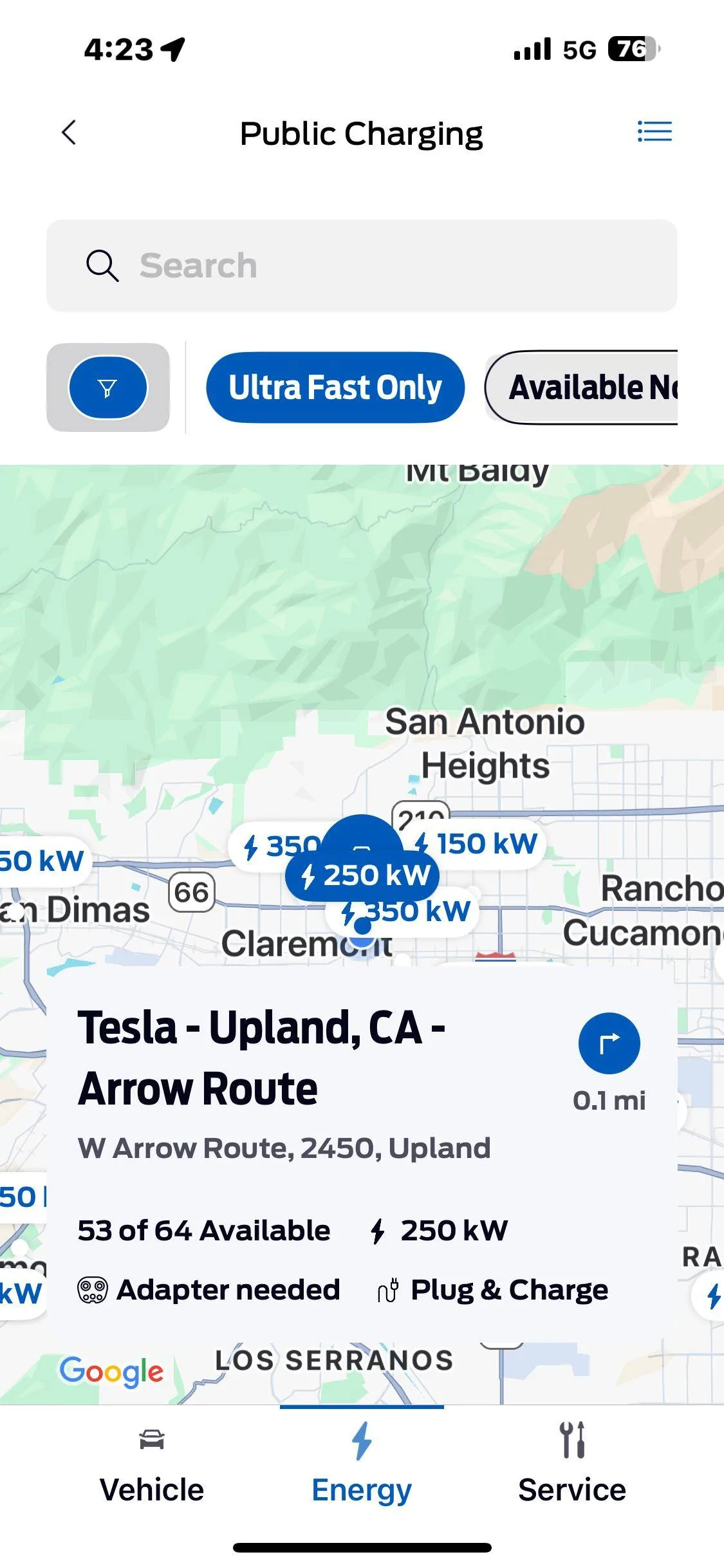 Ford Mustang Mach-E New 64 Tesla Mega Supercharger location opened up near me!  So HAPPY. IMG_0810