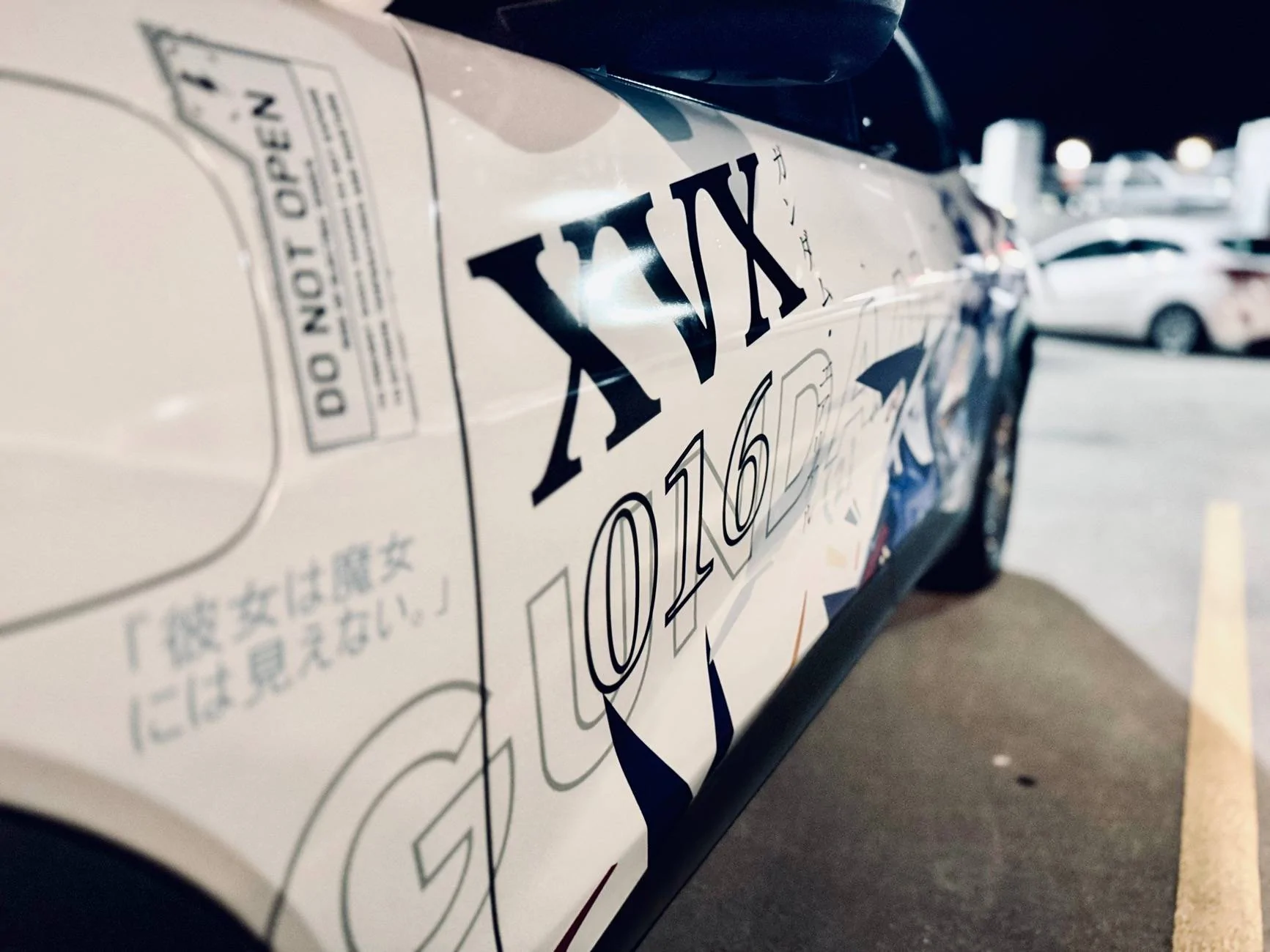Ford Mustang Mach-E Mach-E Gundam Itasha custom wrap IMG_3853