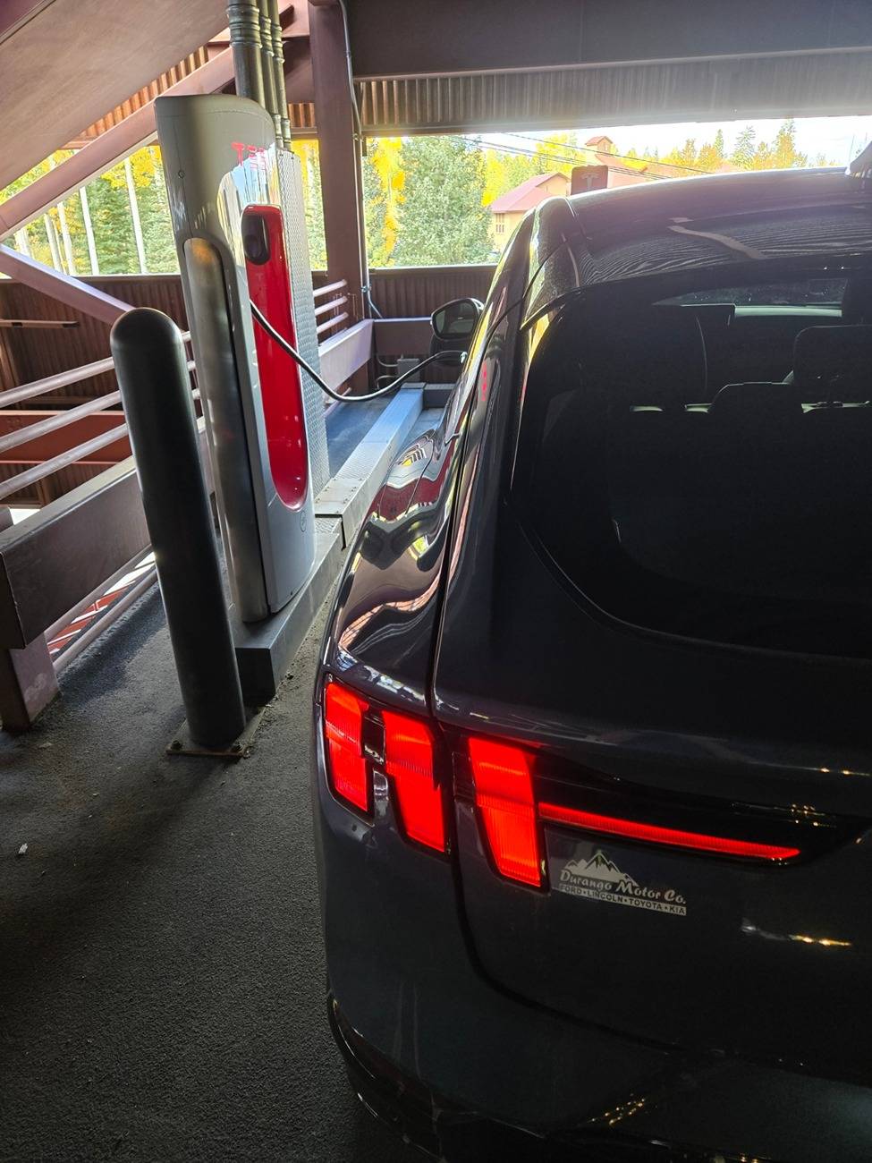 Ford Mustang Mach-E Telluride CO Charging Charge at Tesla Mountain Village 2