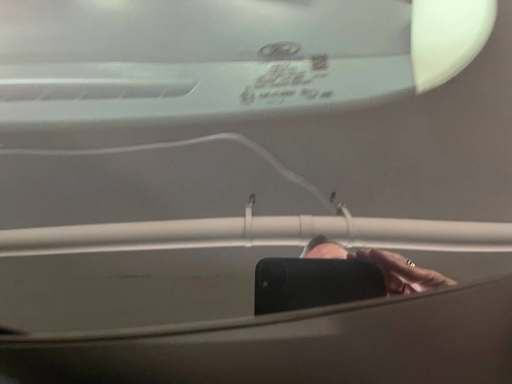 Ford Mustang Mach-E Windshield cracked from bottom edge IMG_2647