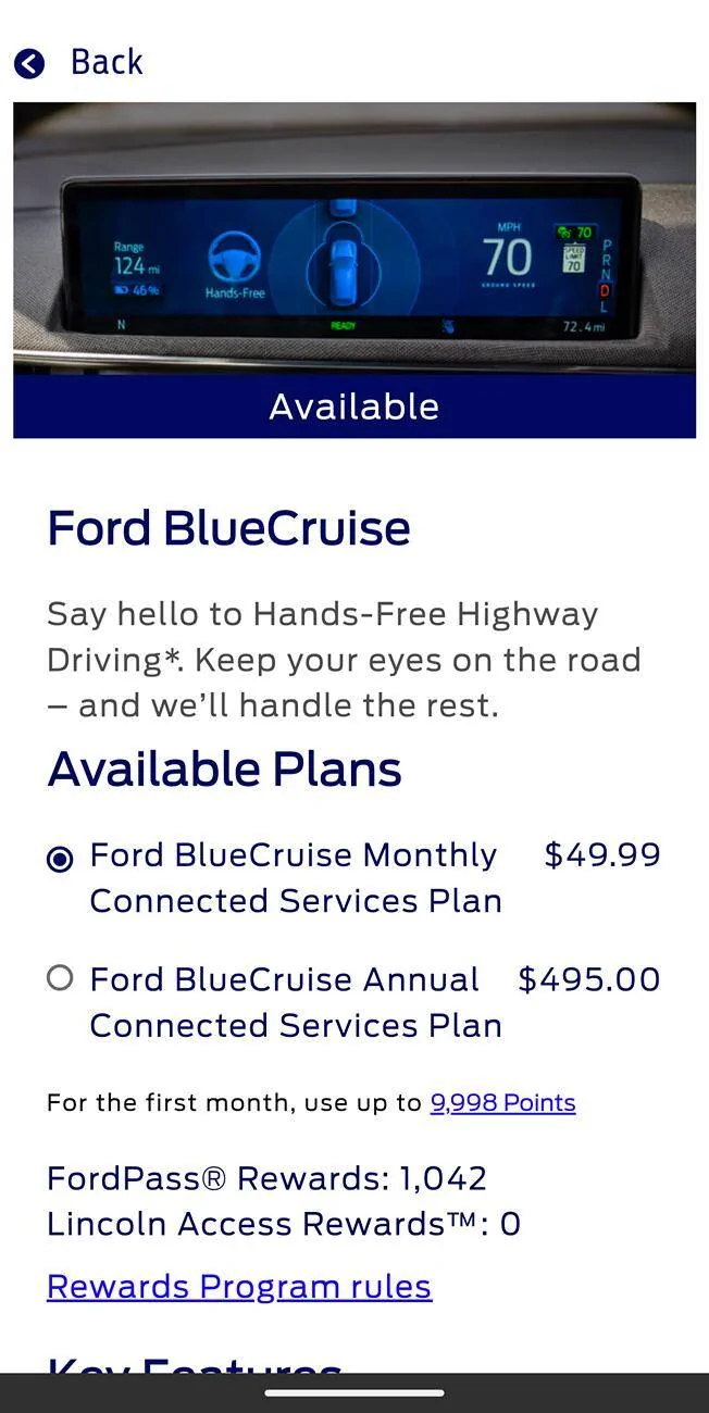 Ford Mustang Mach-E BlueCruise Pricing Lowered For Both Annual & Monthly Fees Screenshot_20241001-063453