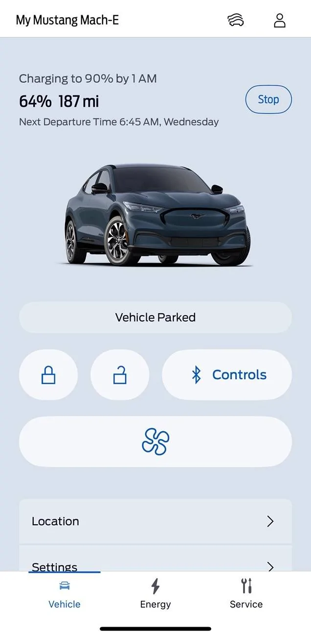 Ford Mustang Mach-E Ford Sync App keeps trying to charge the car IMG_0064