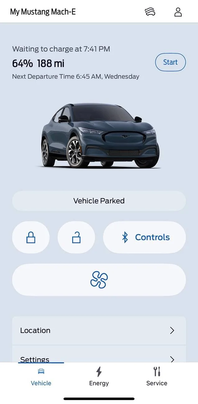 Ford Mustang Mach-E Ford Sync App keeps trying to charge the car IMG_0063