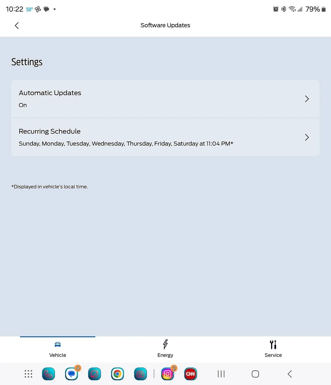 Ford Mustang Mach-E OTA updates in the Ford Pass app 1000021164