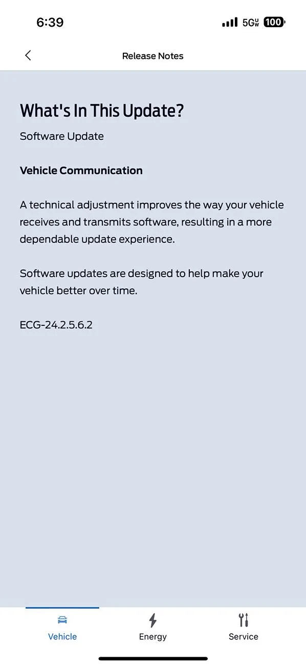 Ford Mustang Mach-E New Climate Settings in FordPass App IMG_0046