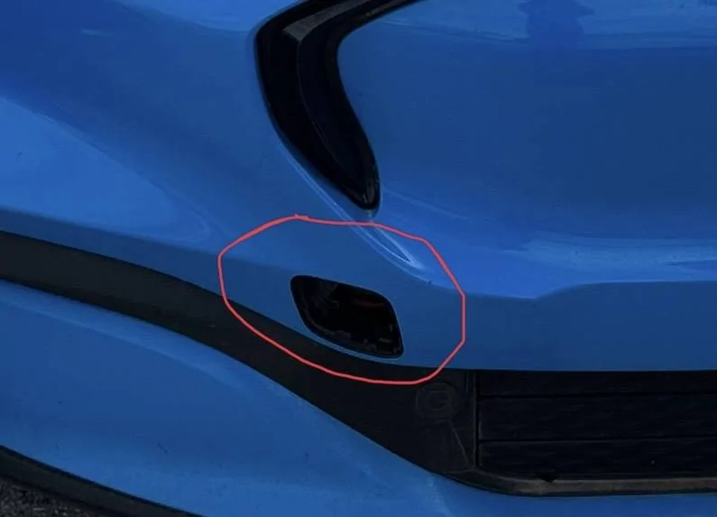 Ford Mustang Mach-E WTB: TOW HOOK COVER GRABBER BLUE for MACH E 2021 IMG_0337