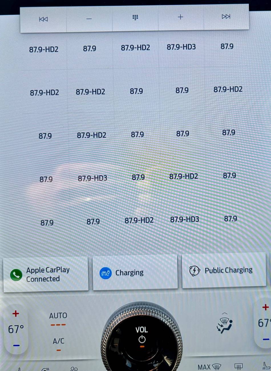 Ford Mustang Mach-E Software update last night messed up radio IMG_7677