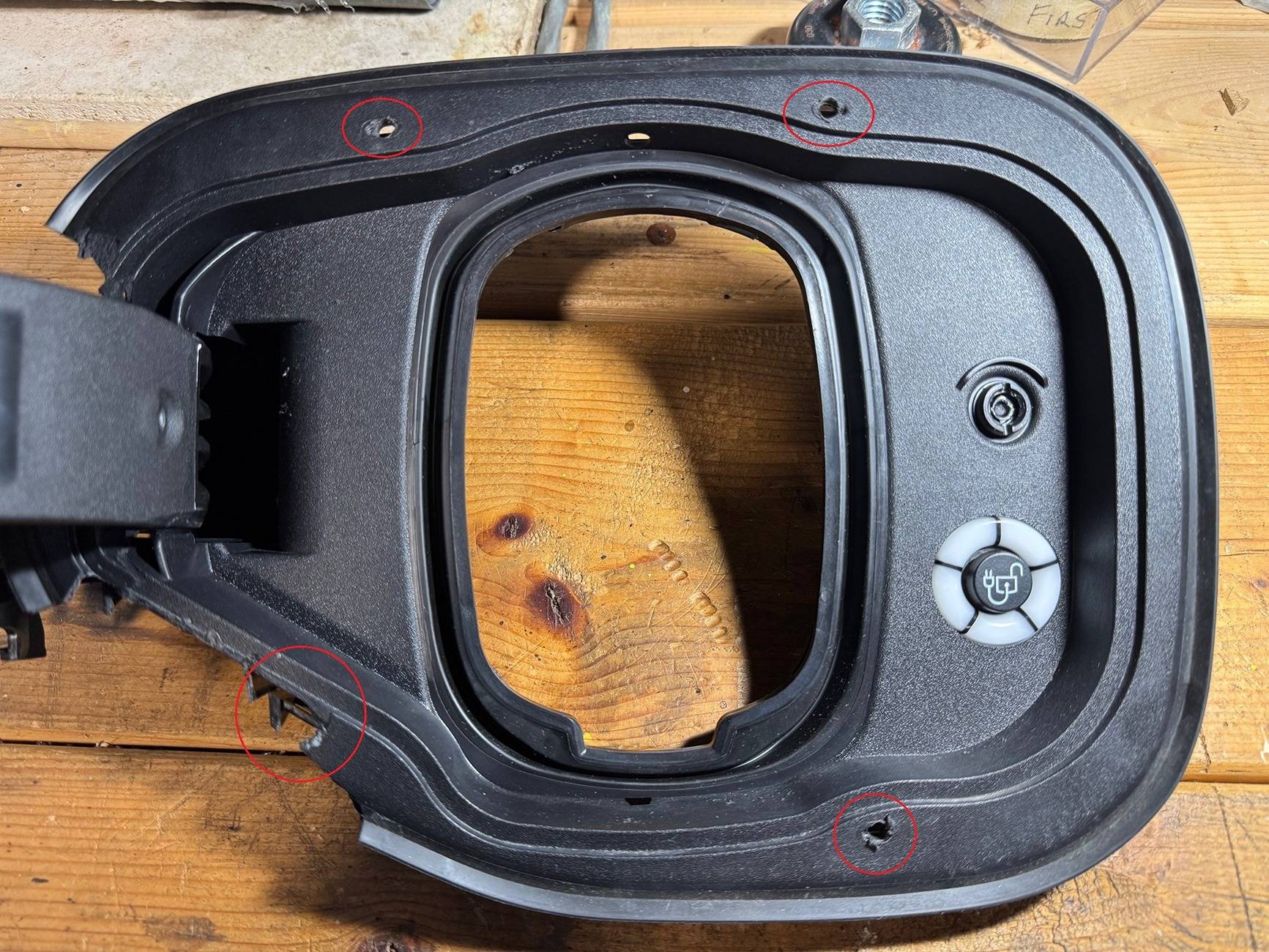 Ford Mustang Mach-E Charge port door connector replacement part? PicPost1
