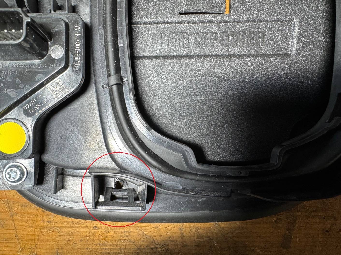 Ford Mustang Mach-E Charge port door connector replacement part? PicPost2