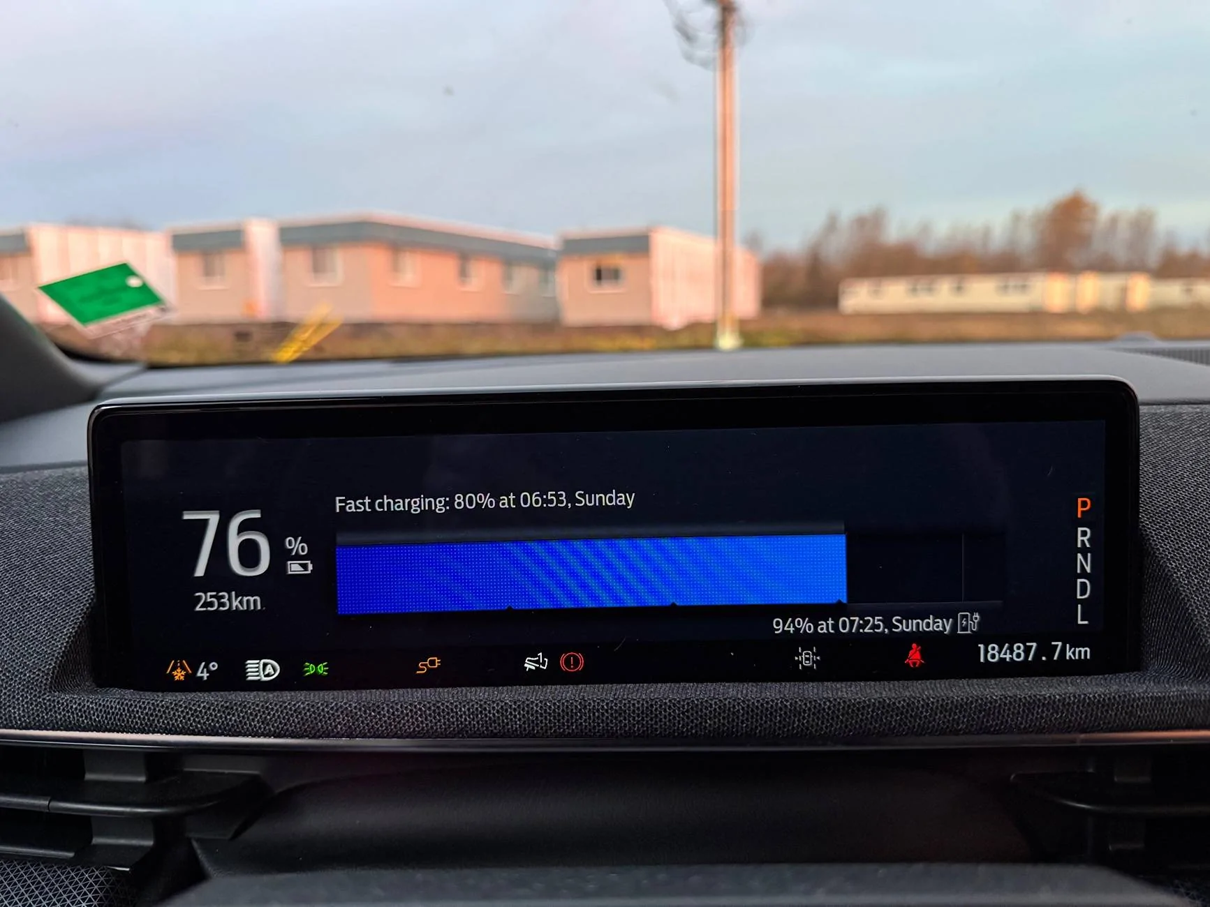Ford Mustang Mach-E Finally, Android Auto - battery information showing in Google maps IMG_2552