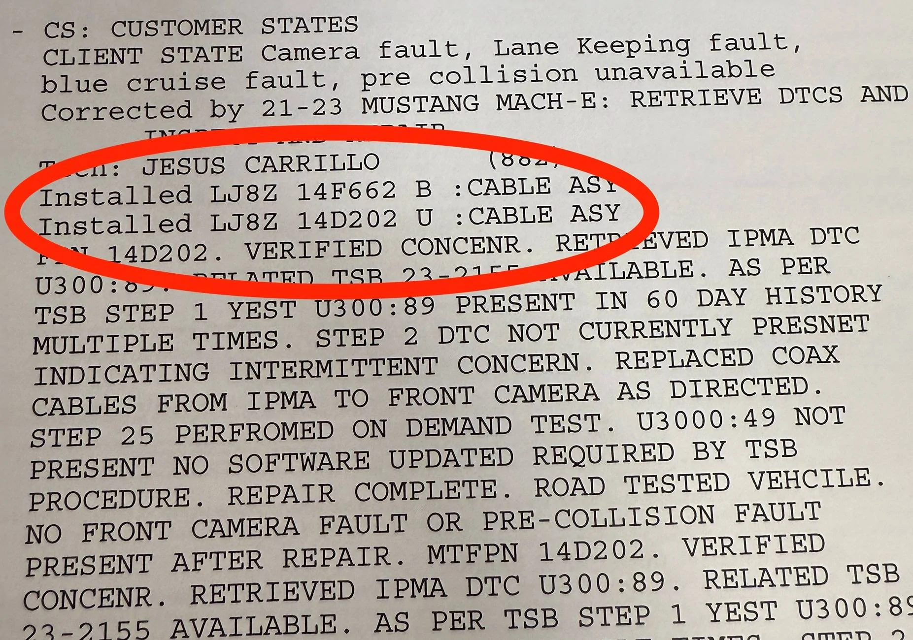 Ford Mustang Mach-E Front Camera Fault - Our TSB 23-2155 Experience FordTSB23-2115