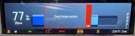 Ford Mustang Mach-E 'Check Brake System' Error after replacing Brake Booster IMG_0791