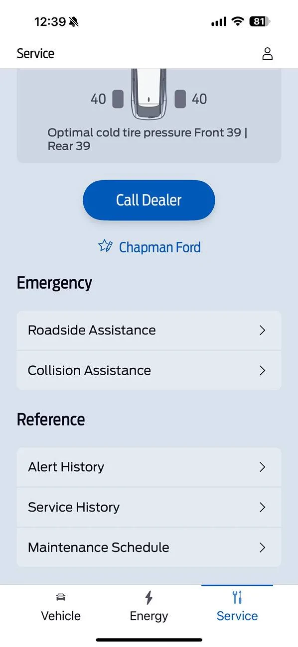 Ford Mustang Mach-E FordPass App 5.7.0 Released servic
