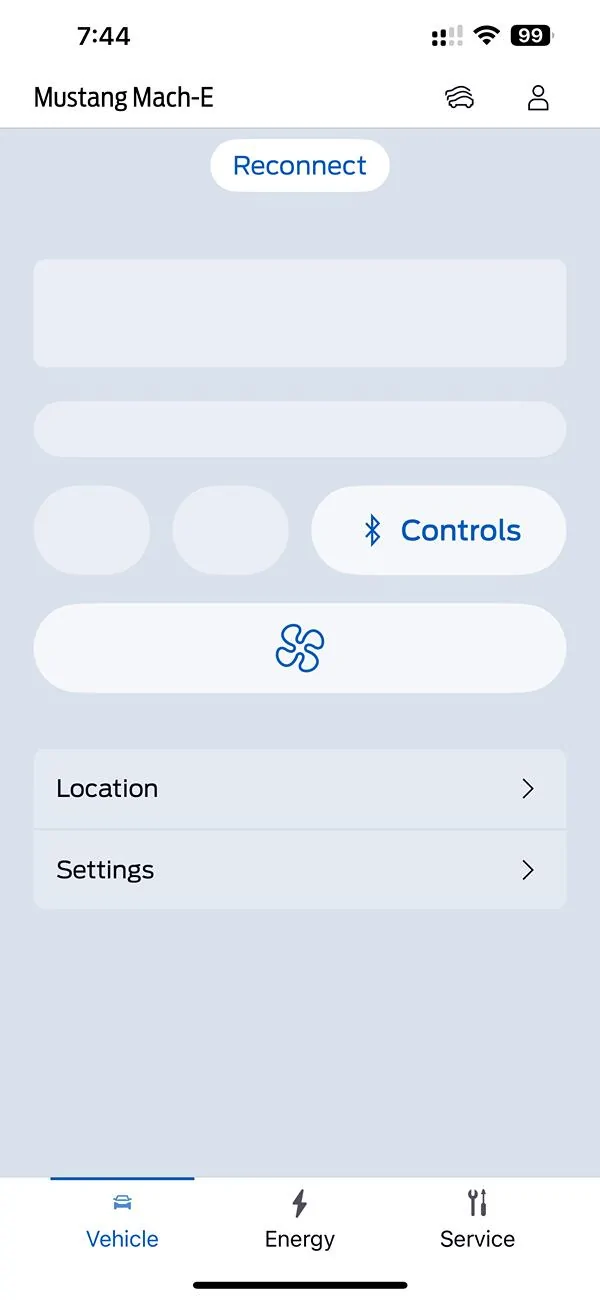 Ford Mustang Mach-E Ford Pass App Not fully populating after update IMG_4043