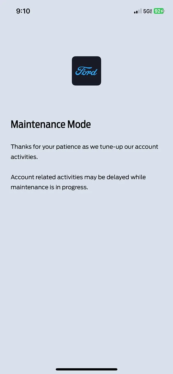 Ford Mustang Mach-E Ford Pass App Not fully populating after update IMG_5590