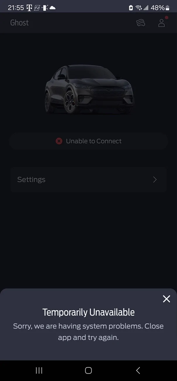 Ford Mustang Mach-E Ford Pass App Not fully populating after update Screenshot_20241029_215503_FordPass