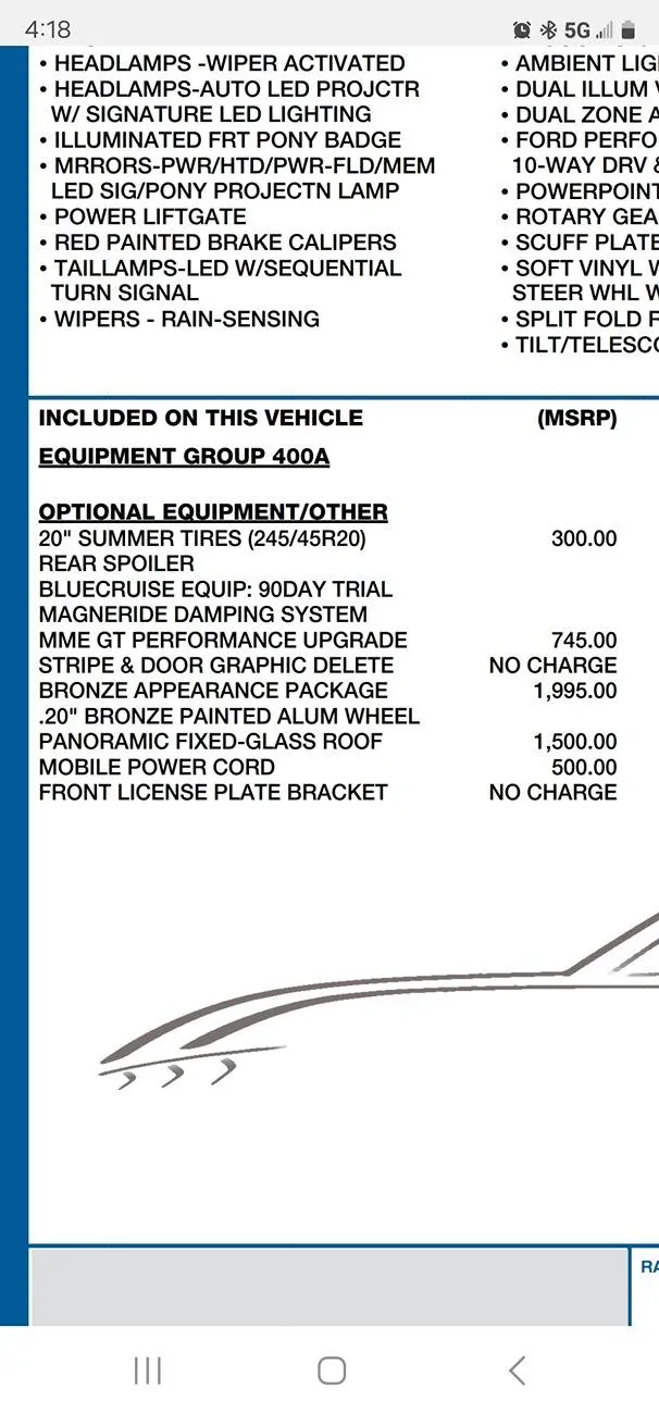 Ford Mustang Mach-E How to order GT torque upgrade? 1000029112