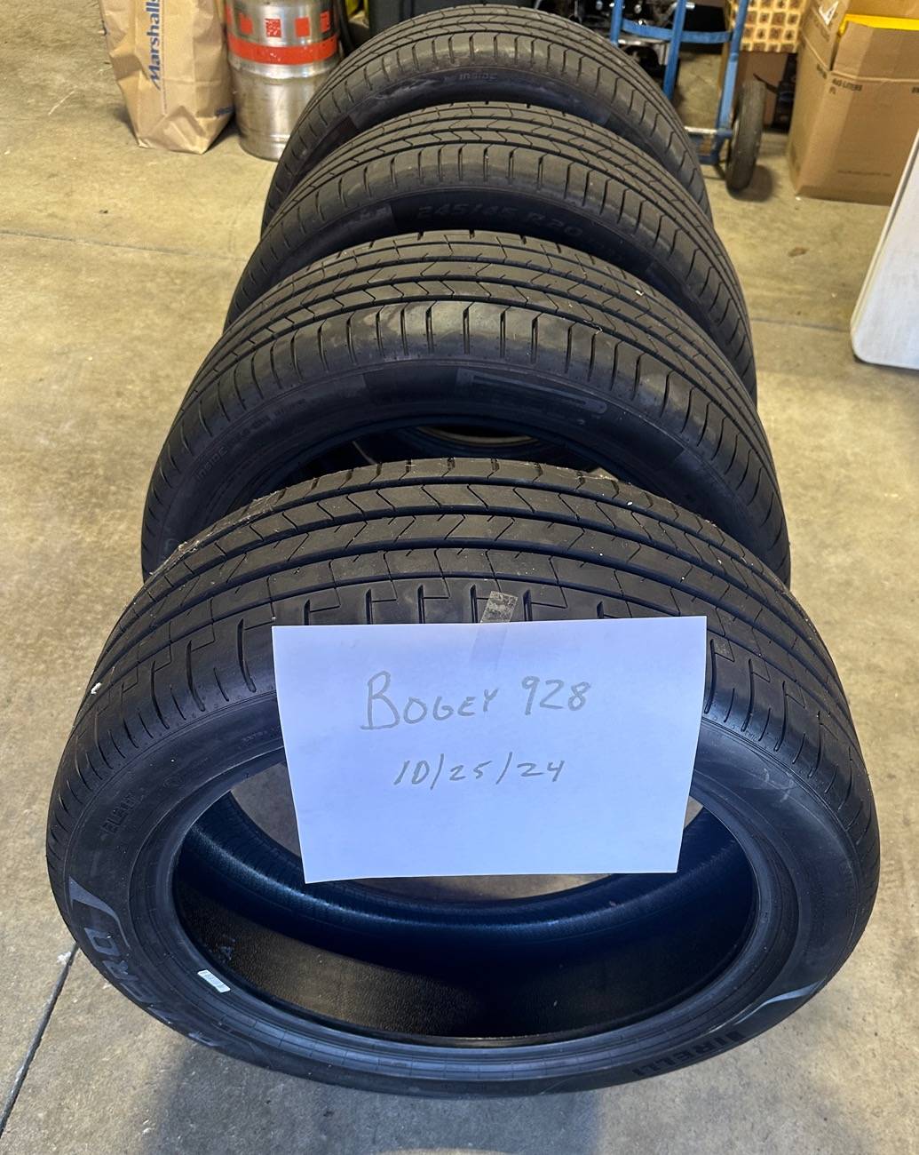 Ford Mustang Mach-E GTPE Pirelli OEM Summer Tires 245/45R20 Set of 4 $400 IMG_3189