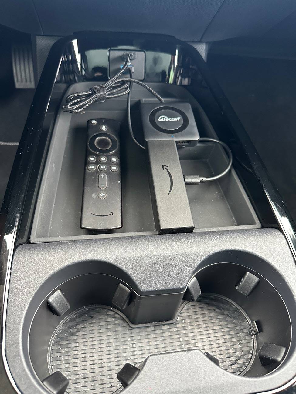 Ford Mustang Mach-E CarPlay Box + Firestick to Play Video on Touch Screen Display IMG_4571