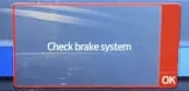 Ford Mustang Mach-E Check brake system error IMG_0816