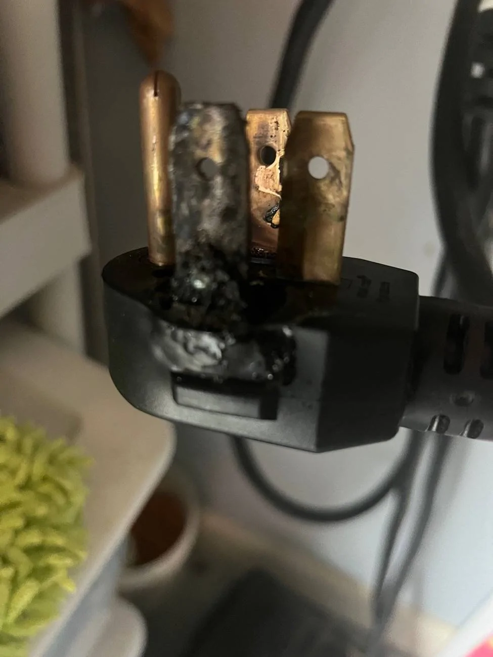 Ford Mustang Mach-E Melted 240V outlet (Major Disaster Avoided) -- PSA: only highly rated charging equipment IMG_1441