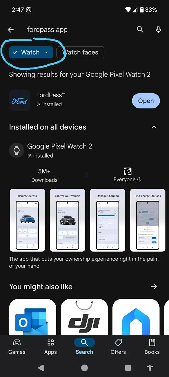 Ford Mustang Mach-E Wear OS app? 1731106317811-3