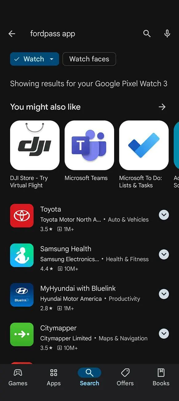 Ford Mustang Mach-E Wear OS app? 1000006260