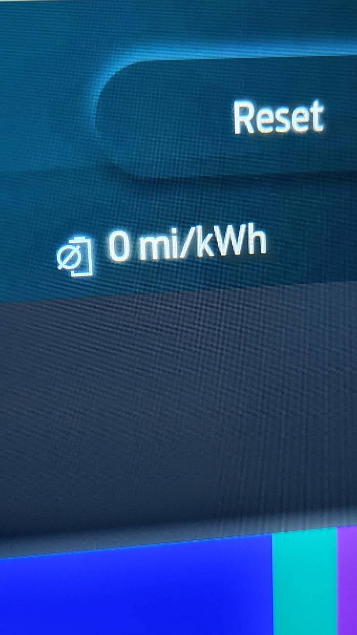 Ford Mustang Mach-E Efficiency no longer able to show data? 0 mi/kwh 1000006522