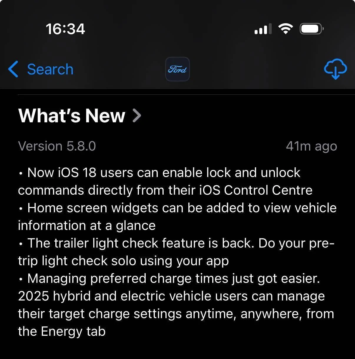 Ford Mustang Mach-E iOS 18 Preview Featured Mach-E in Control Center 1731429861908-21