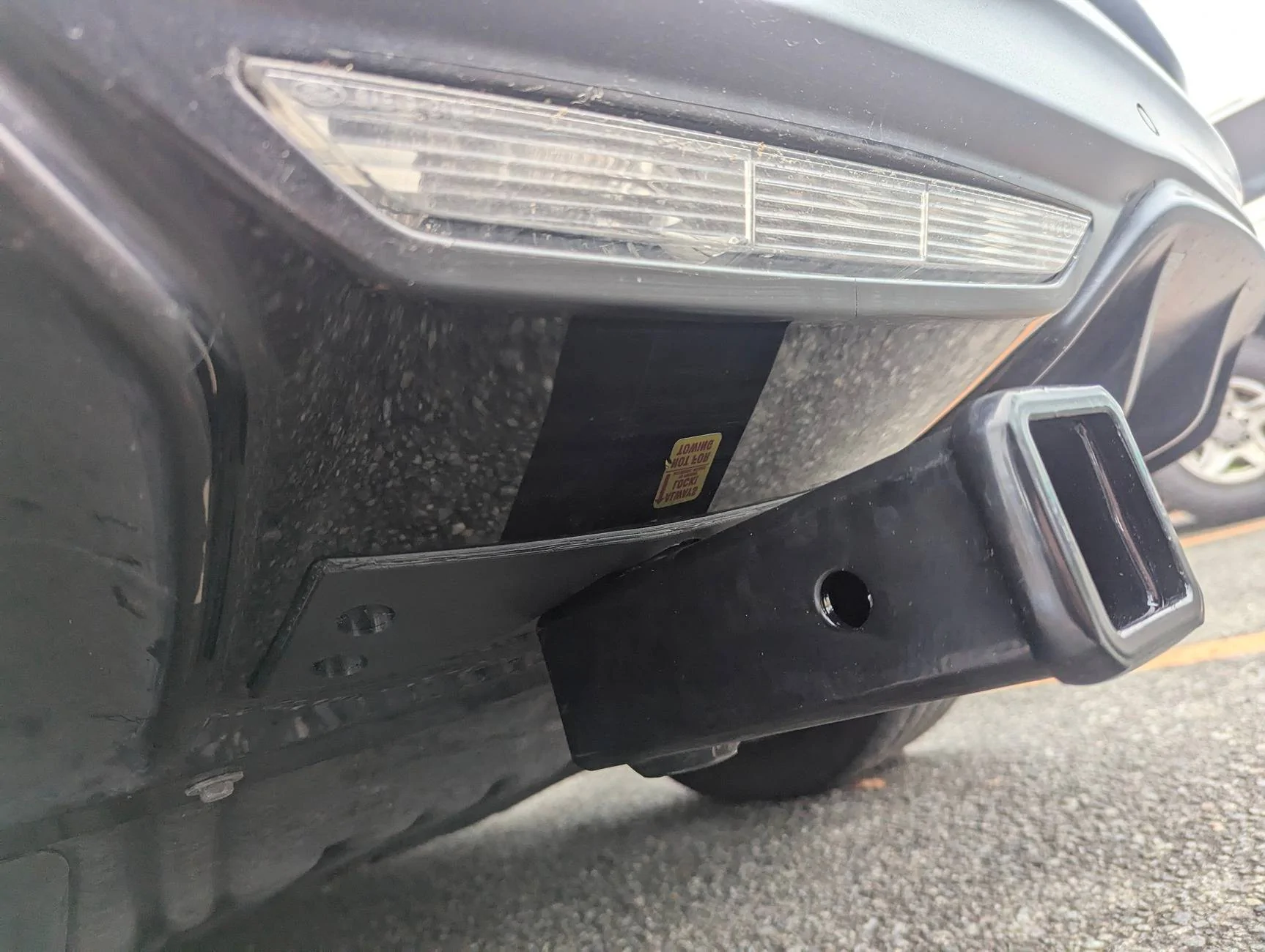 Ford Mustang Mach-E StealthHitches :: DIY 3D-printed Solution :: "Dremel Cutting Guide and Covers" PXL_20241102_233022932