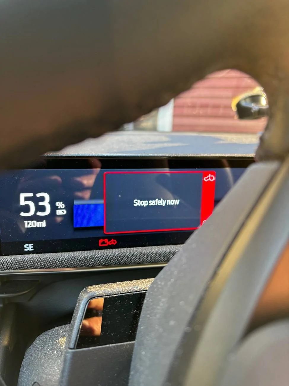 Ford Mustang Mach-E Electrical issue: Stop safely now unnamed