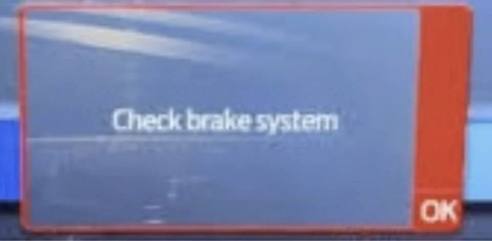 Ford Mustang Mach-E Check brake system issue fixed IMG_1414