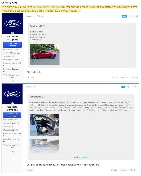 Ford Mustang Mach-E How is this car not selling better? Screenshot 2024-11-11 084325