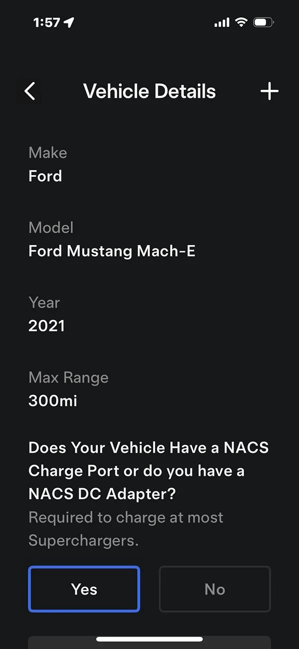 Ford Mustang Mach-E step by step using NACS at Tesla Supercharger [help needed] IMG_6908