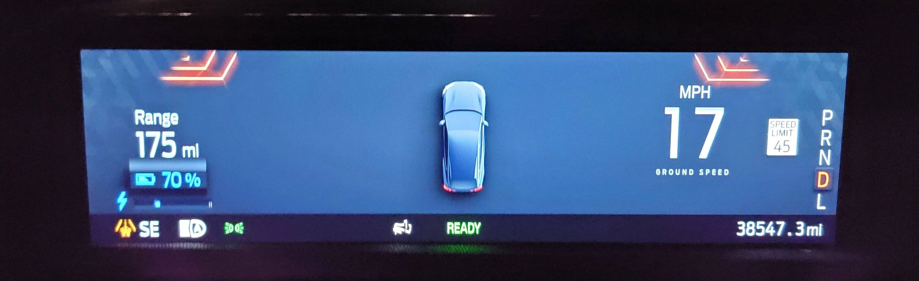 Ford Mustang Mach-E Software Bug - Instrument Panel Stuck in Lane Assist View 1000014775