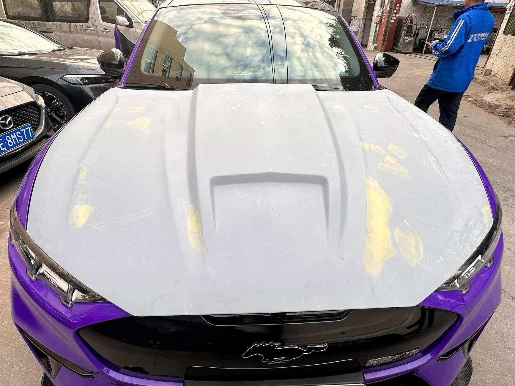 Ford Mustang Mach-E Animal hood refreshed, 2025 version 1734429106724-2z