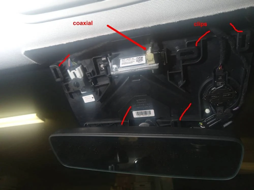 Ford Mustang Mach-E Front Camera Faults, No Adaptive cruise or normal cruise 03 cover off