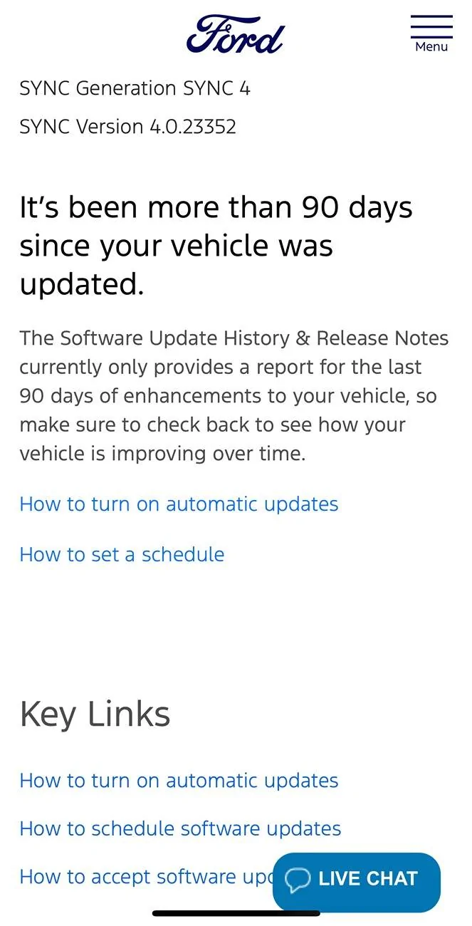 Ford Mustang Mach-E Vehicle Software Update History Now Available in Your Ford Account IMG_3434