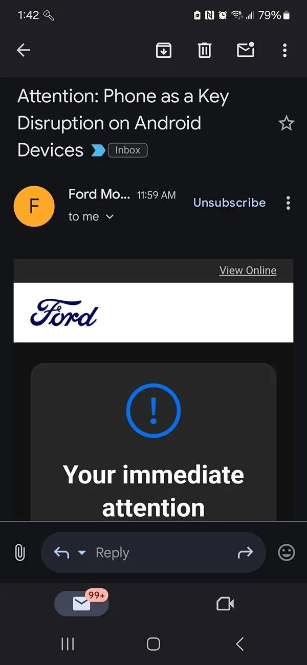 Ford Mustang Mach-E Something I didn't know about "Phone as a Key." Screenshot_20241219_134206_Gmail