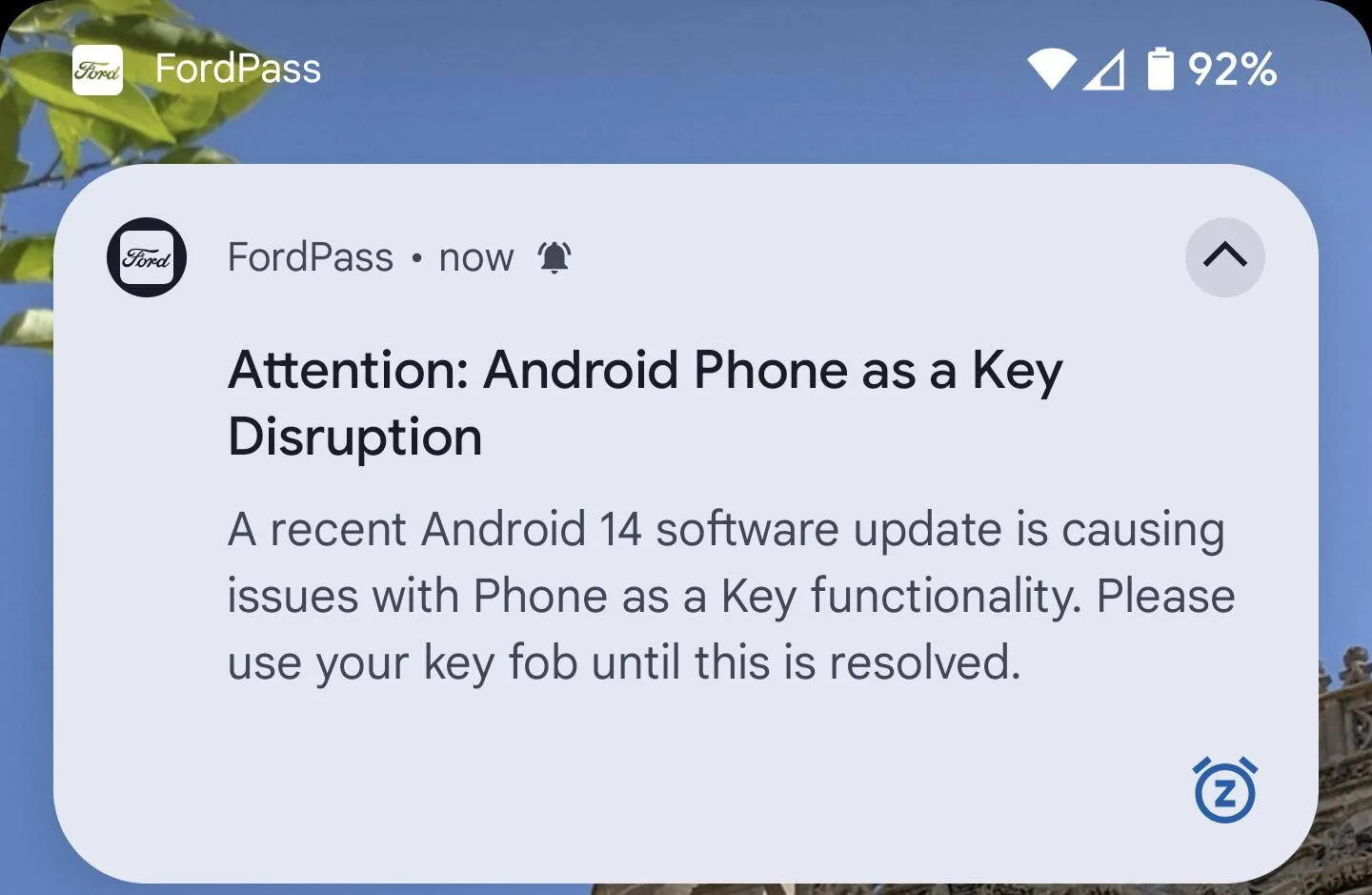 Ford Mustang Mach-E PSA - Phone as a Key Disruption on Android Devices (12/19/24) 1000028678