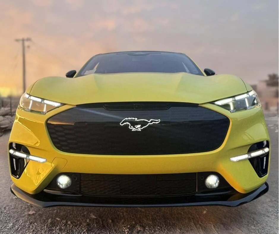 Ford Mustang Mach-E 6 Options. The FIRST Grill to Non GT´s ... EVER MADE! GT fog more stripes