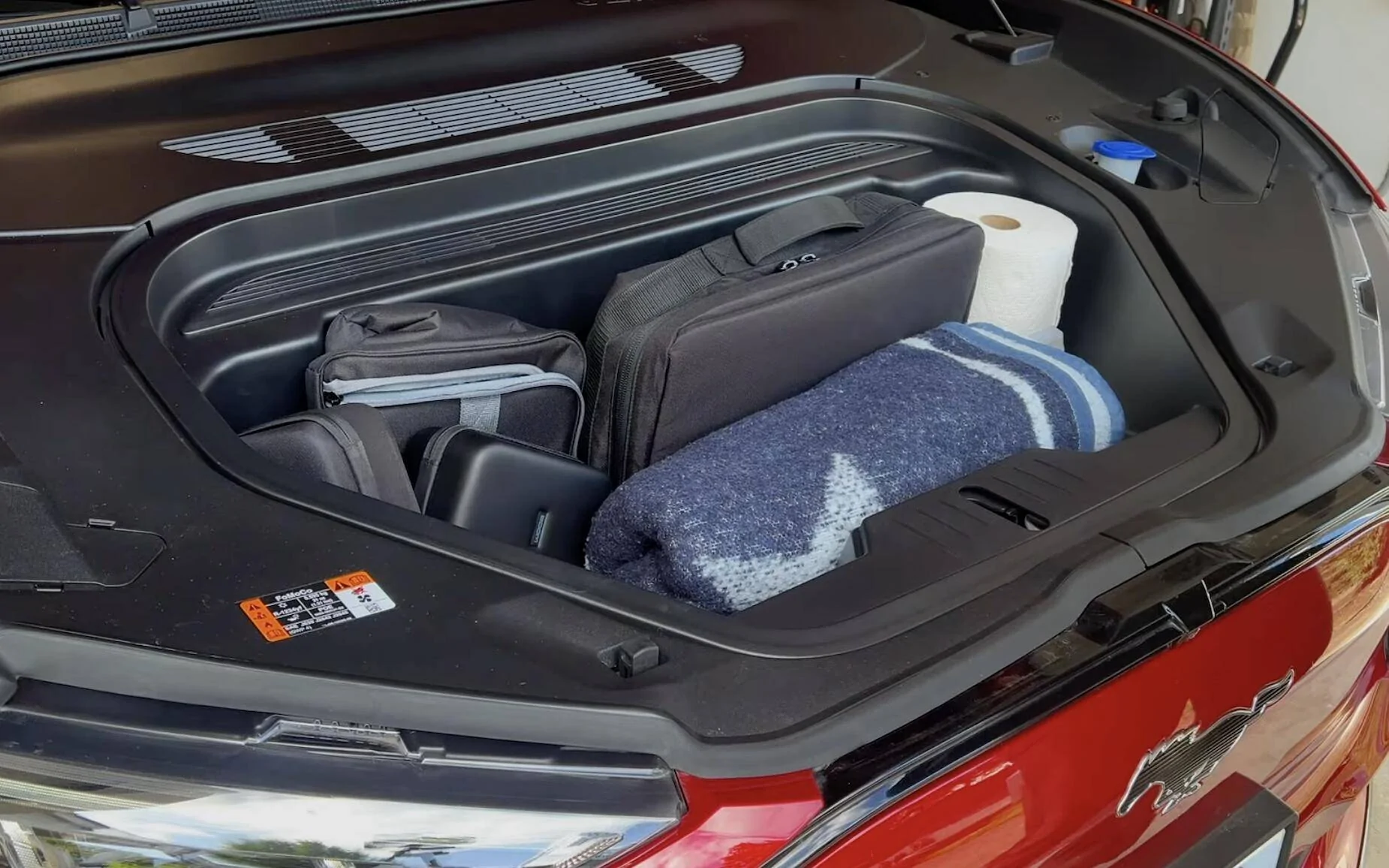 Ford Mustang Mach-E Items to store/hide below cargo area -- what do you store? Screenshot 2024-12-28 at 11.13.50 AM