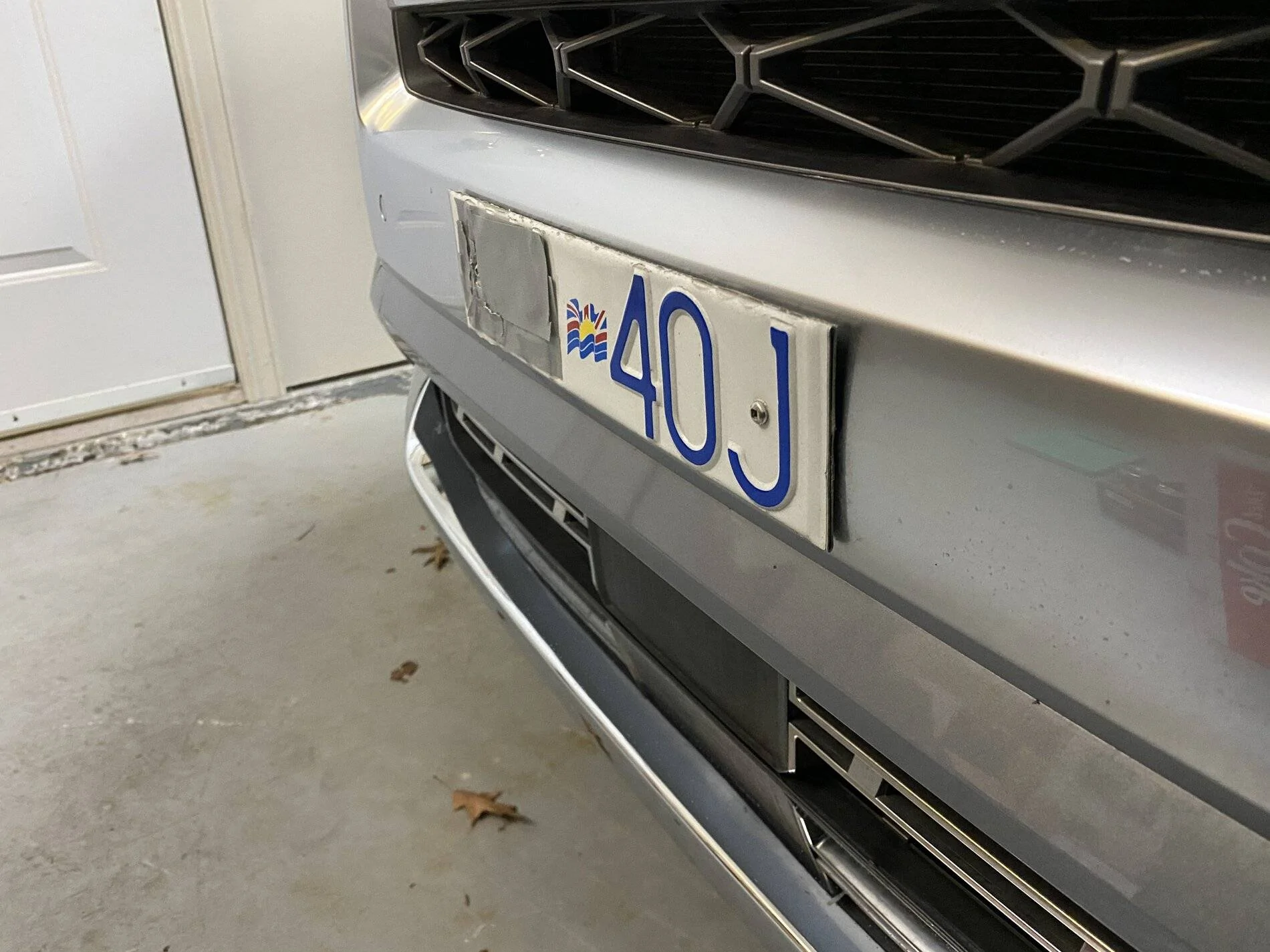 Ford Mustang Mach-E Front license plate IMG_3313