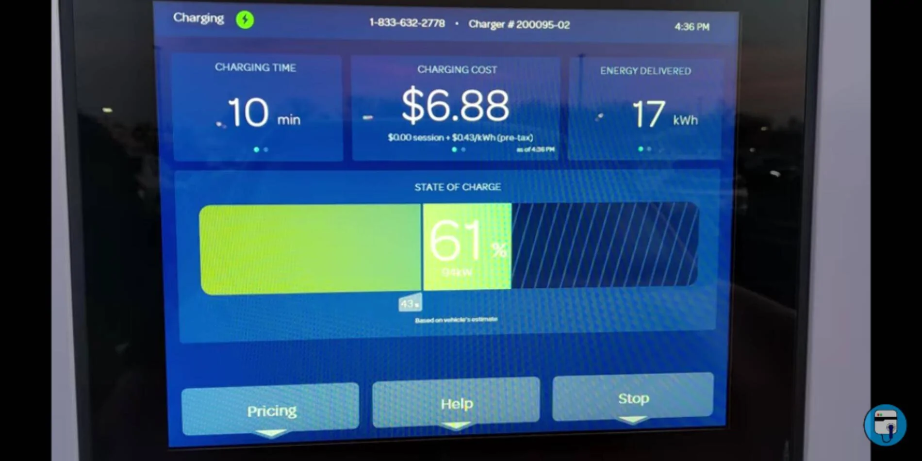 Ford Mustang Mach-E MME Charging Curve Data Collection Screenshot_20210203-073832