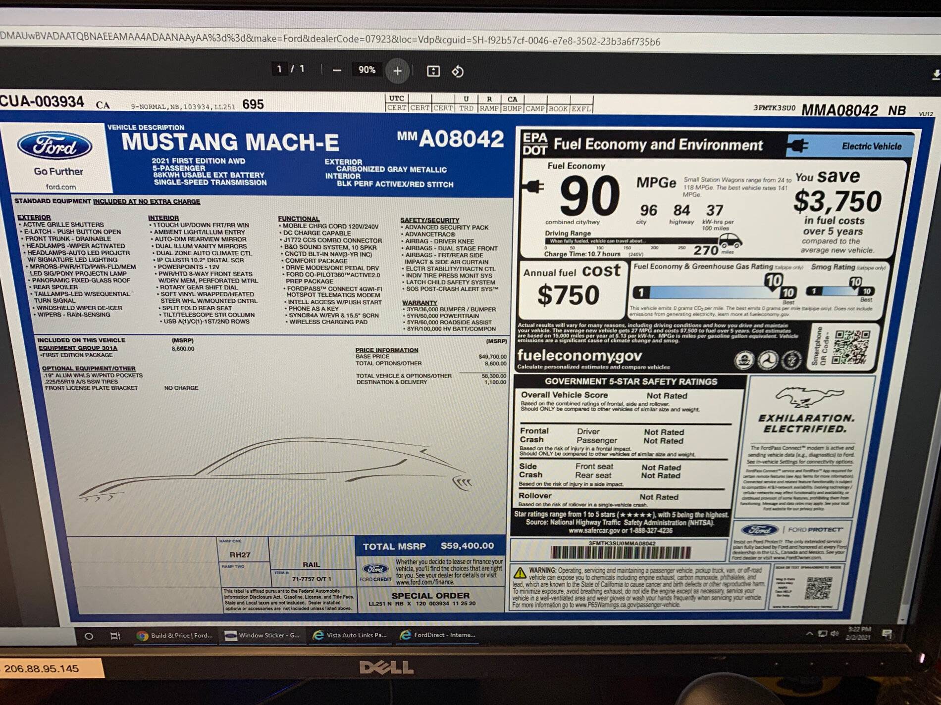 Ford Mustang Mach-E CARBONIZED GRAY Mach-E Club 6B08A531-E15C-4FC3-AFEF-FA2A651FAE56