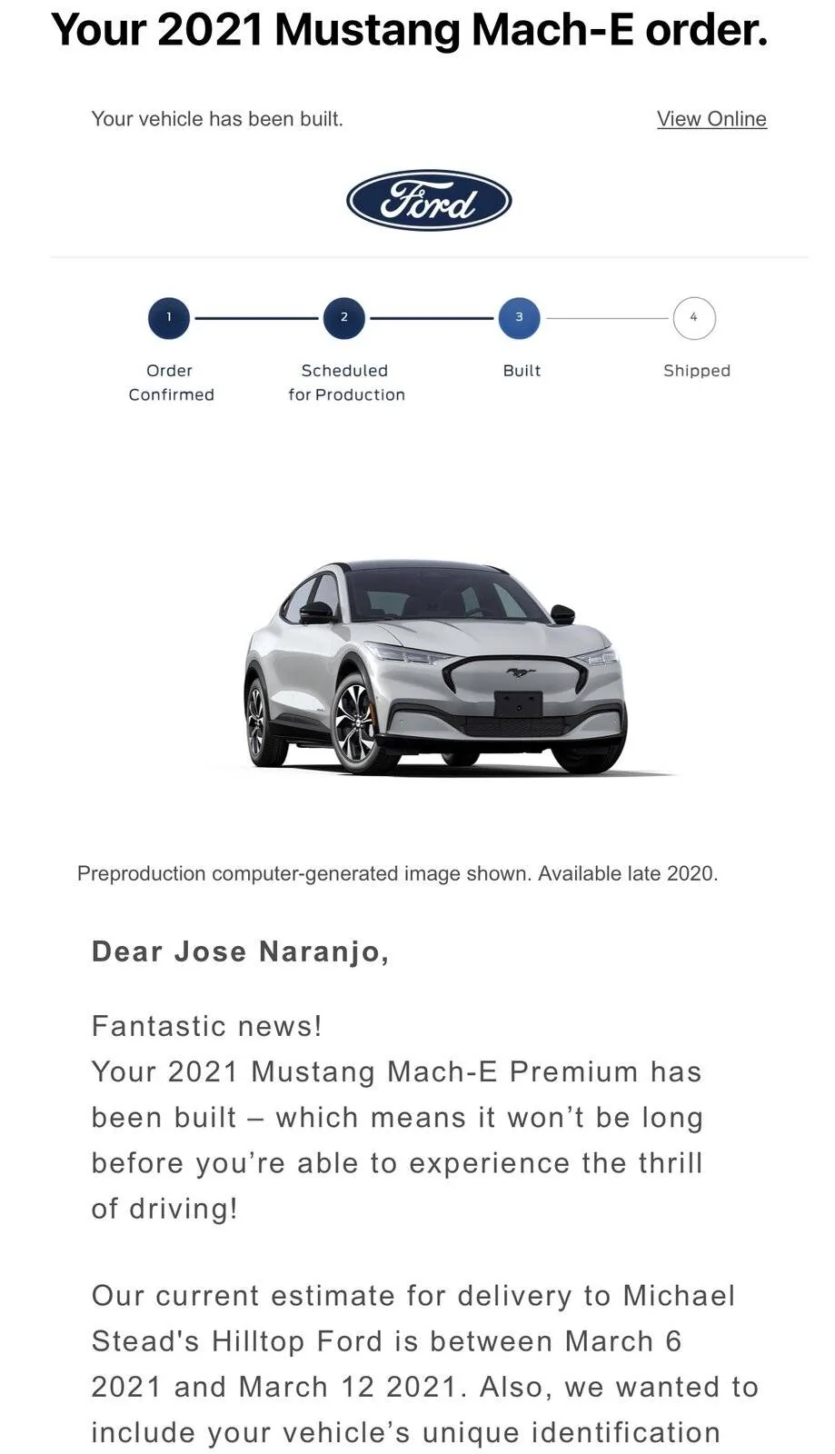 Ford Mustang Mach-E The wait is almost over! DC598BA7-B84A-4BDC-81D8-A8F05FB8F98B