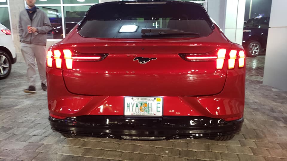 Ford Mustang Mach-E Hello Florida Group! rear