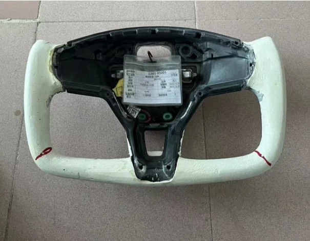 Ford Mustang Mach-E Finally the Yoke Steering Wheel is installed! 30d8335c-7d8b-44e0-aee7-c85b4395acb0