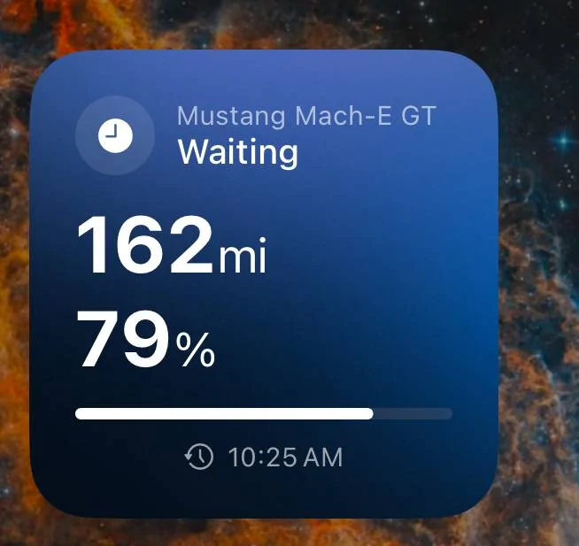 Ford Mustang Mach-E Ford Pass App Widget is back but no functions? IMG_7019